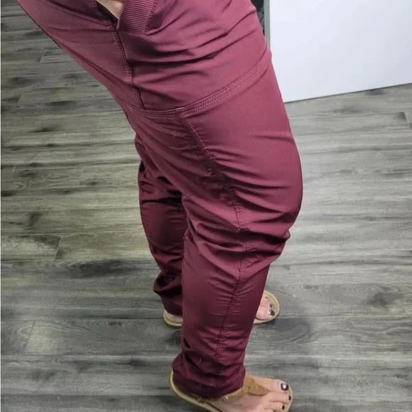 ZYIA Women's Burgundy Plaza Pants XXXL NEW W/O Tags - Picture 3 of 12